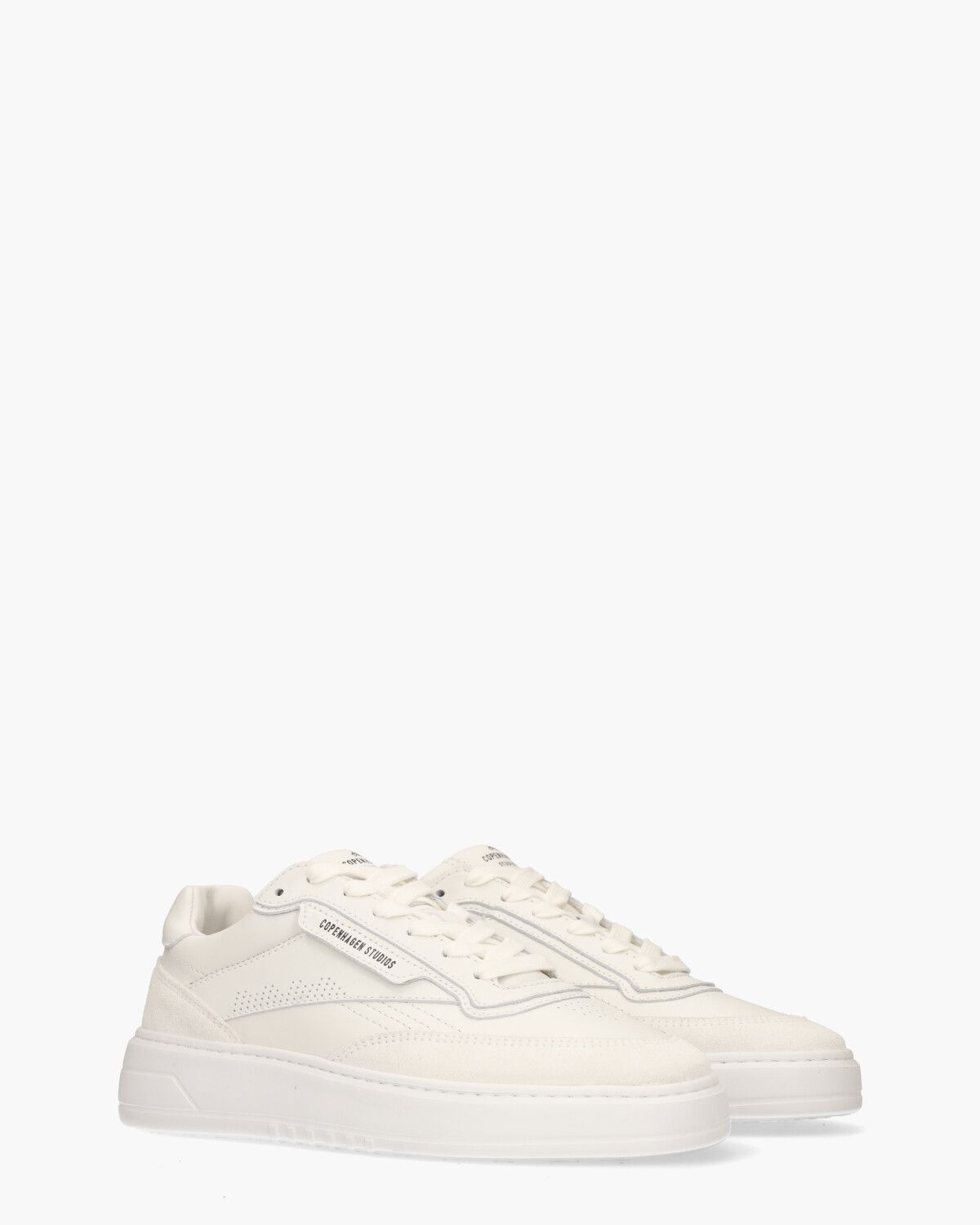 CPH89M Leather Mix Wit Herensneakers