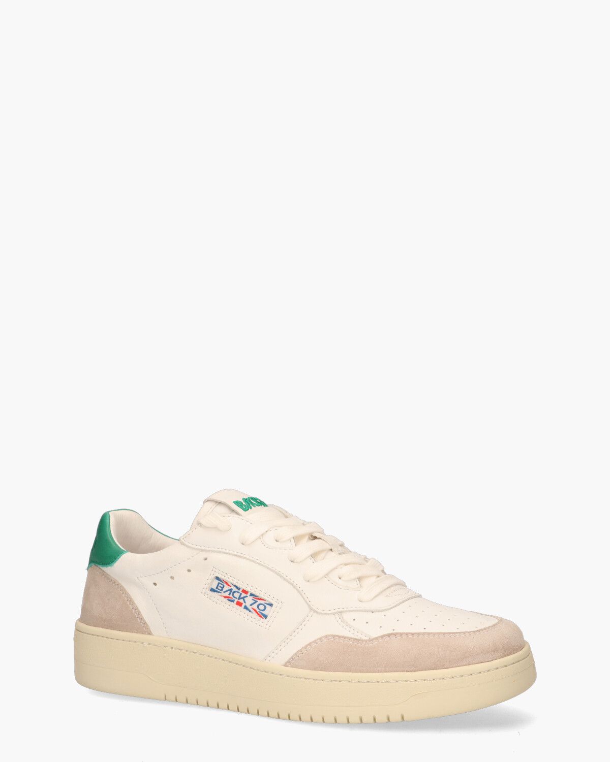 Slam M Off-White/Groen Herensneakers