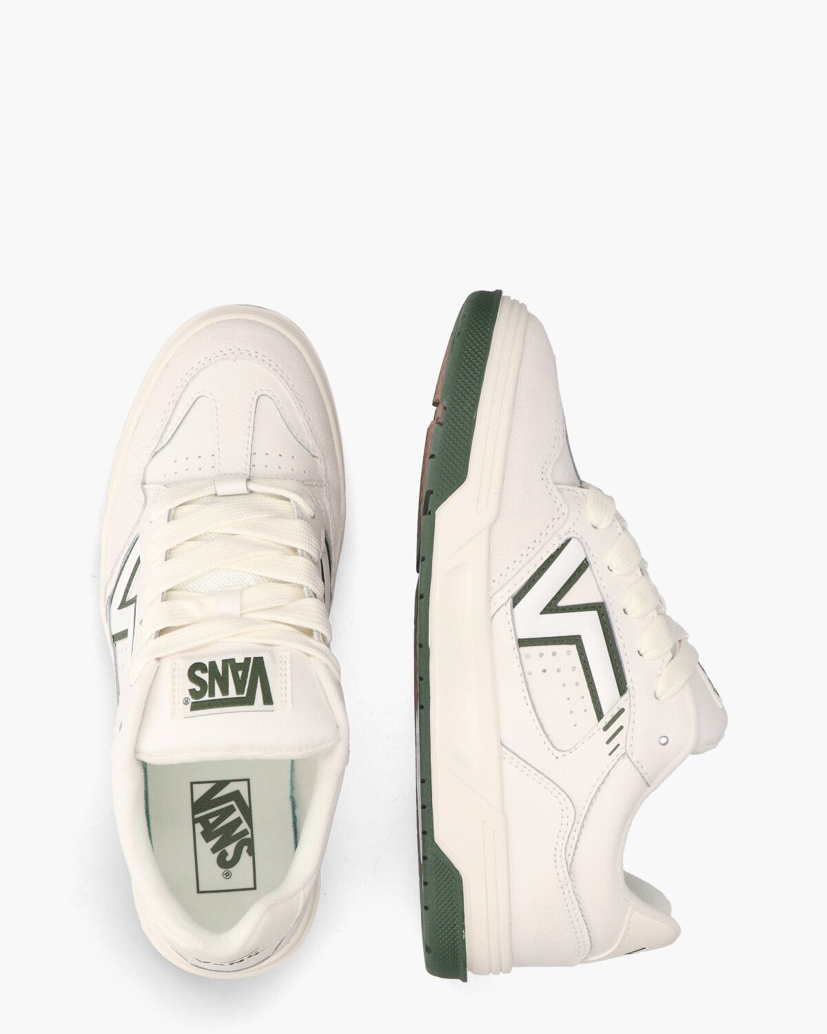 Upland Wit/Groen Herensneakers