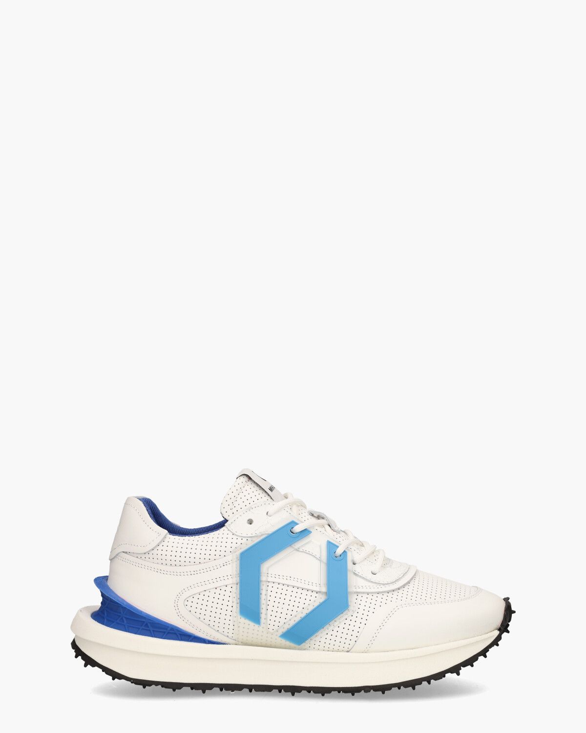 018 Wit/Blauw Herensneakers
