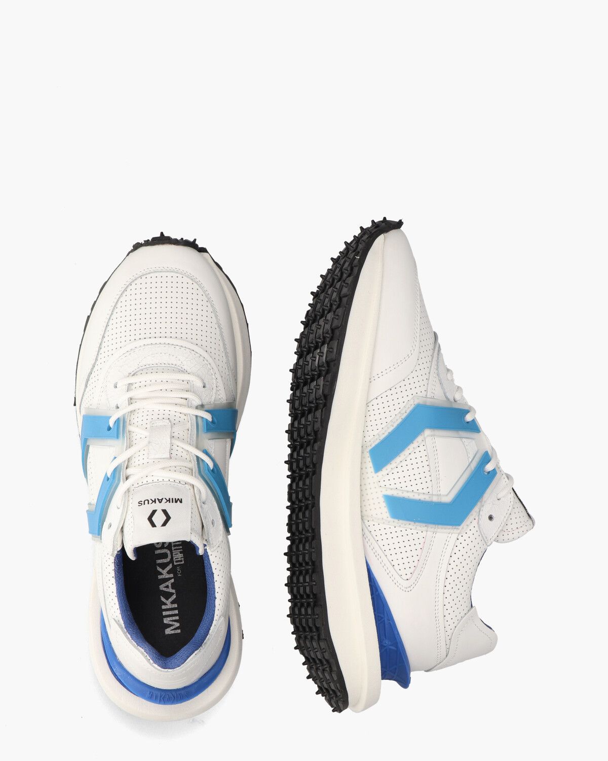018 Wit/Blauw Herensneakers