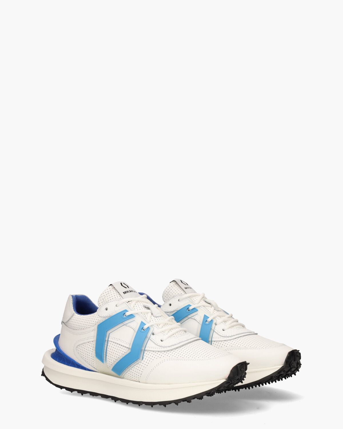 018 Wit/Blauw Herensneakers
