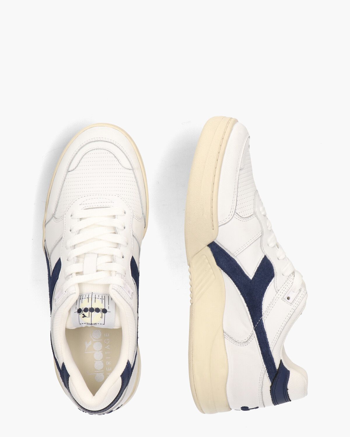 B.560 Used Wit/Blauw Herensneakers