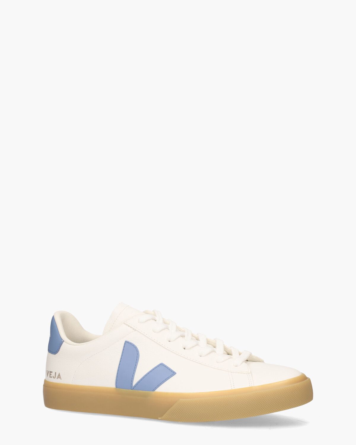 Campo Chromefree Leather Wit/Blauw Herensneakers
