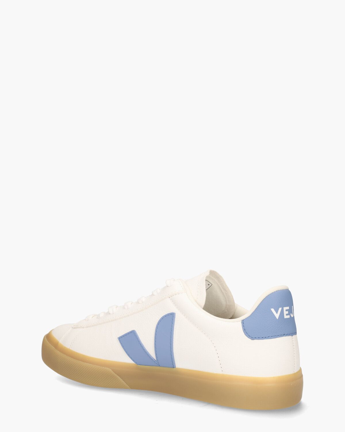 Campo Chromefree Leather Wit/Blauw Herensneakers