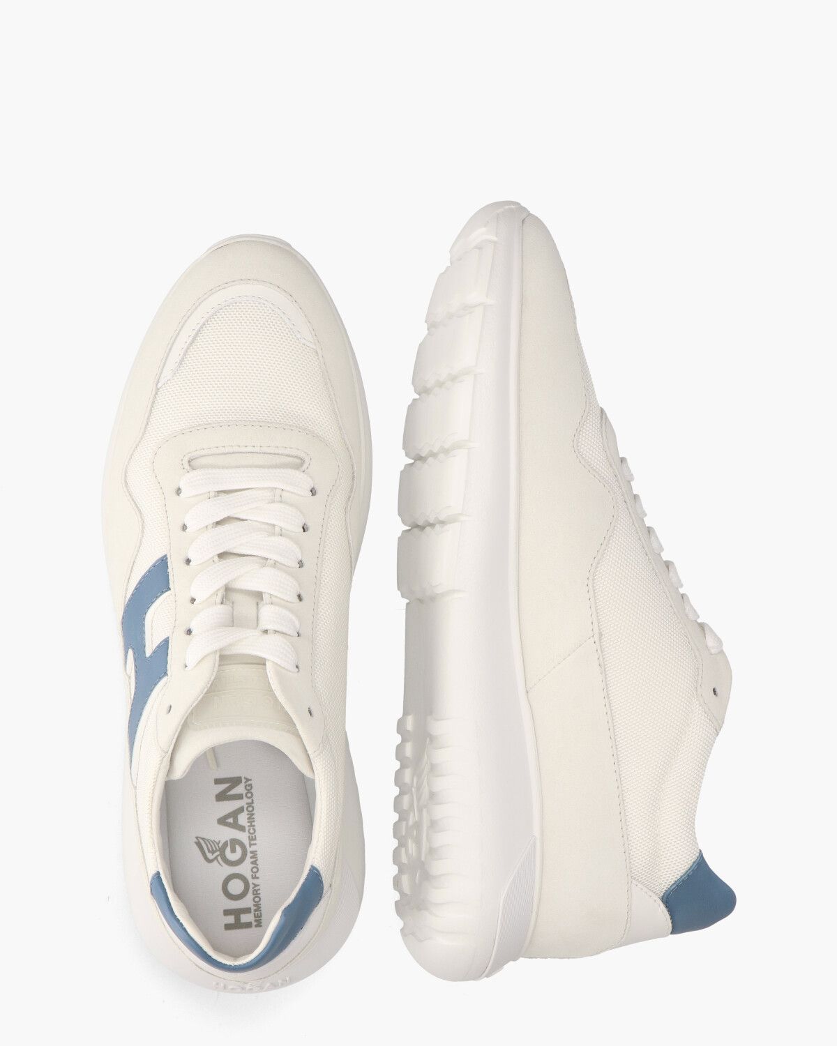 Interactive³ Wit/Blauw Herensneakers