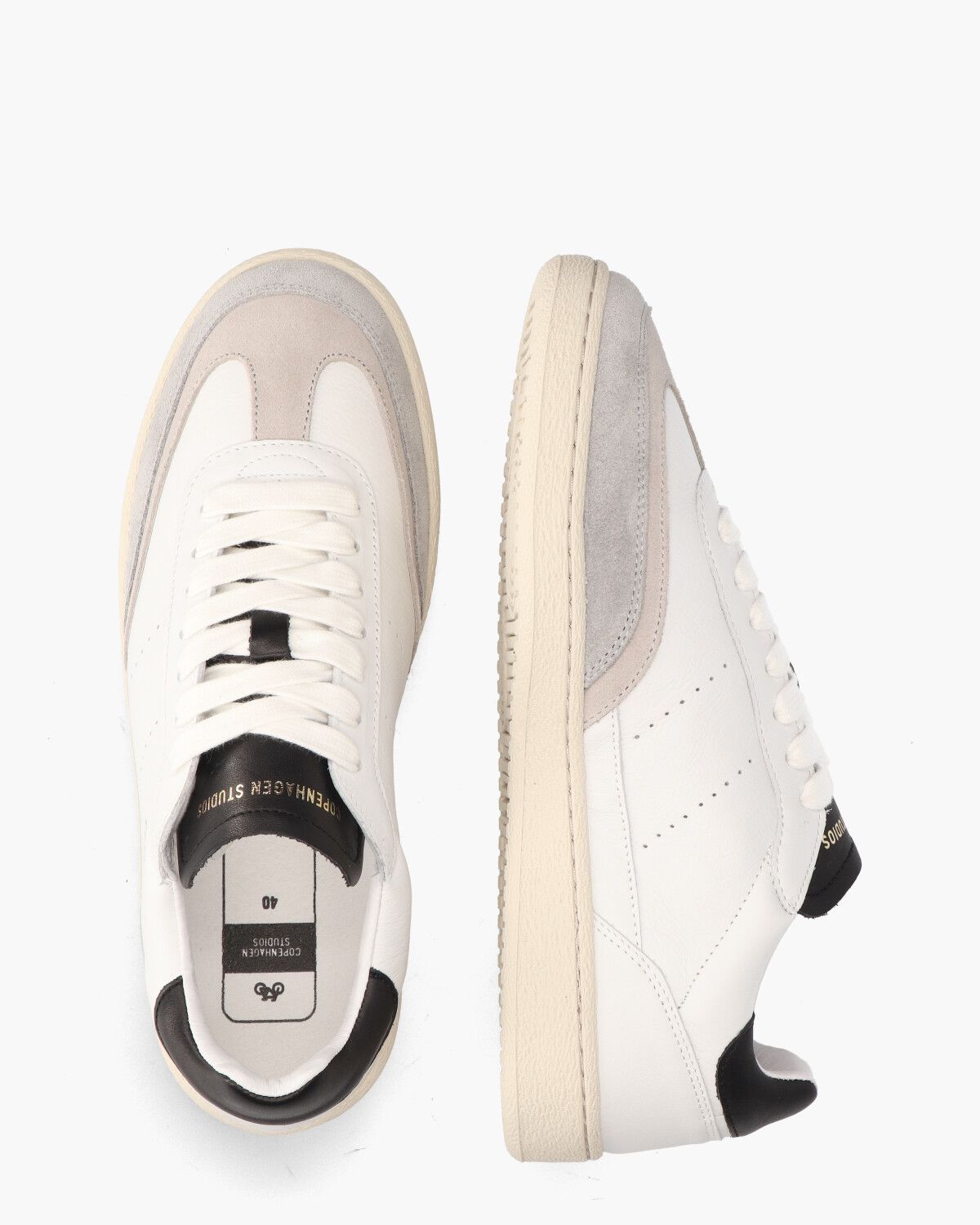 CPH257 Wit/Zwart Herensneakers