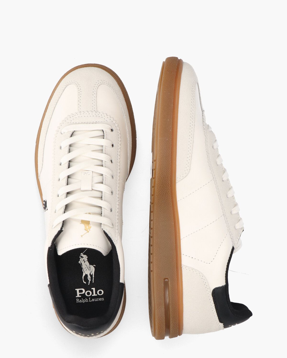 Bedford Wit/Zwart Herensneakers