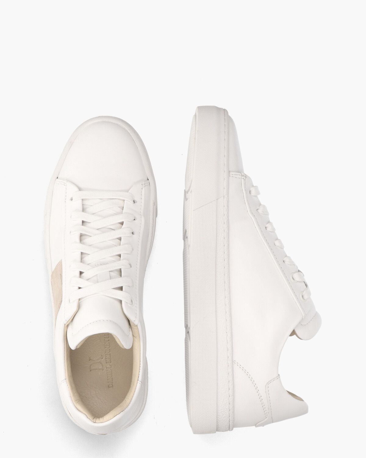 Teun Wit/Taupe Herensneakers