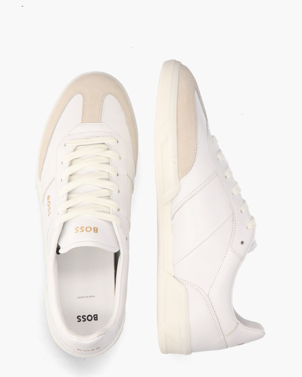 Brandon Tenn Wit/Beige Herensneakers