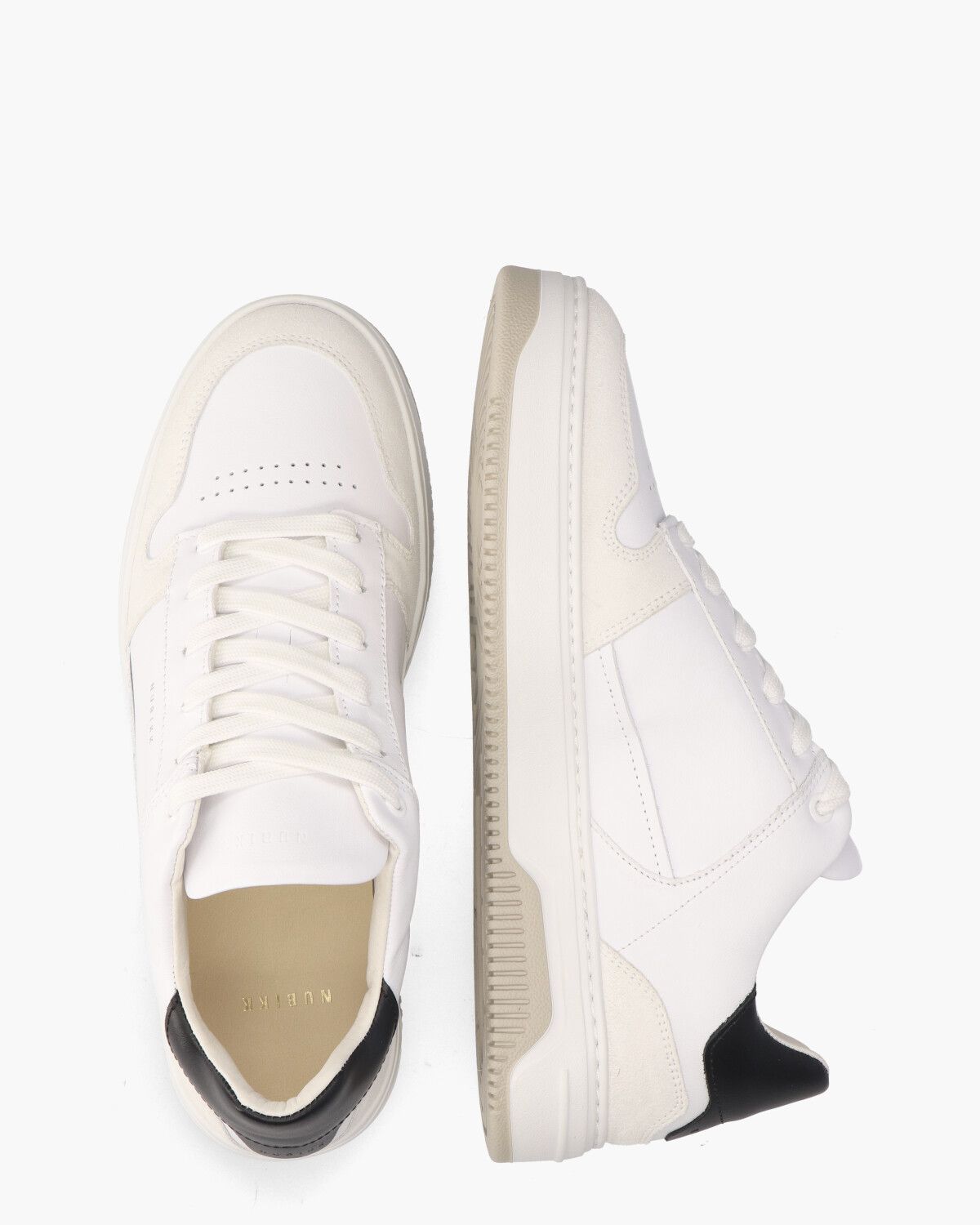 Basket Court Wit/Zwart Herensneakers