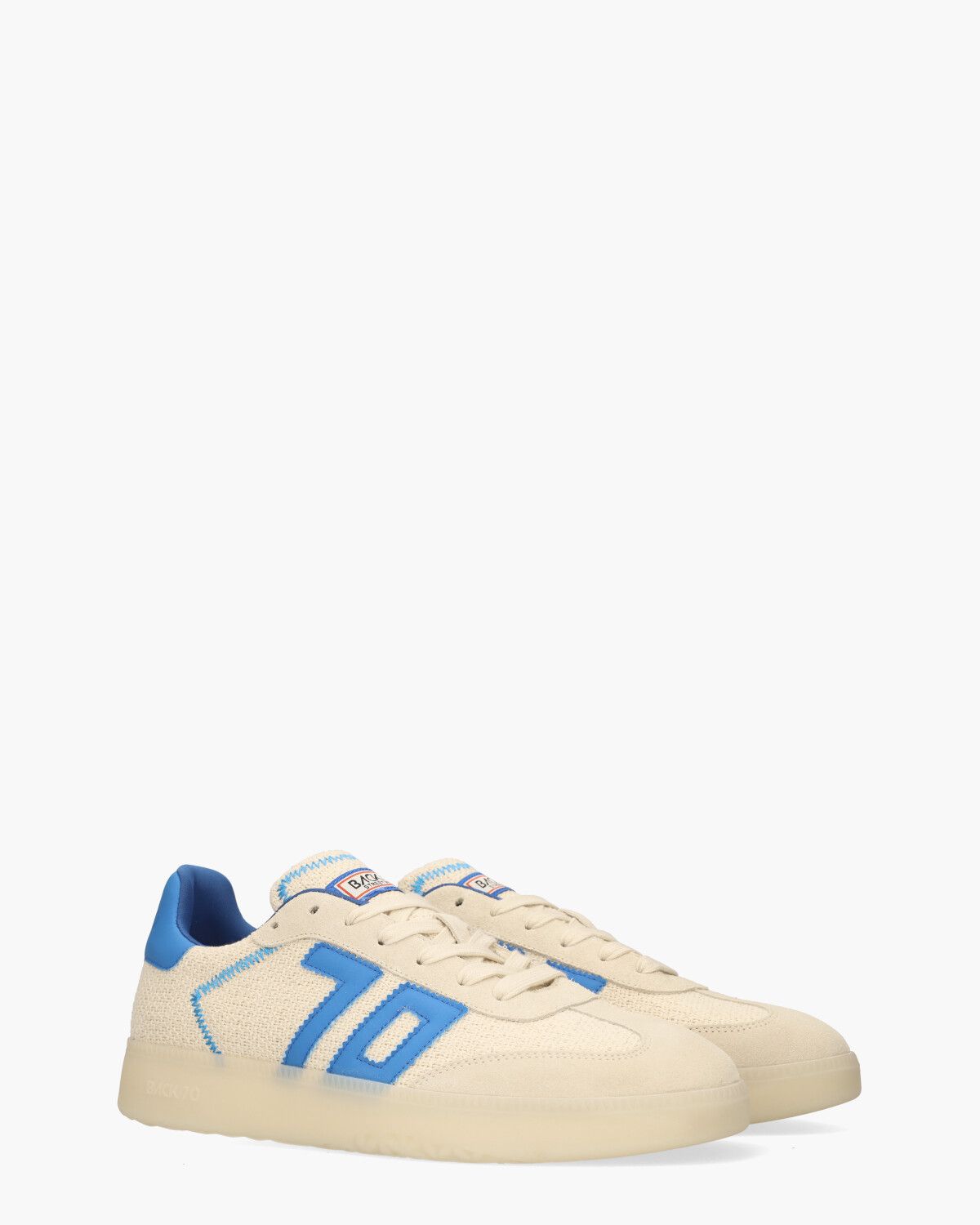 Boston Denver 04 Off-White/Turquoise Herensneakers