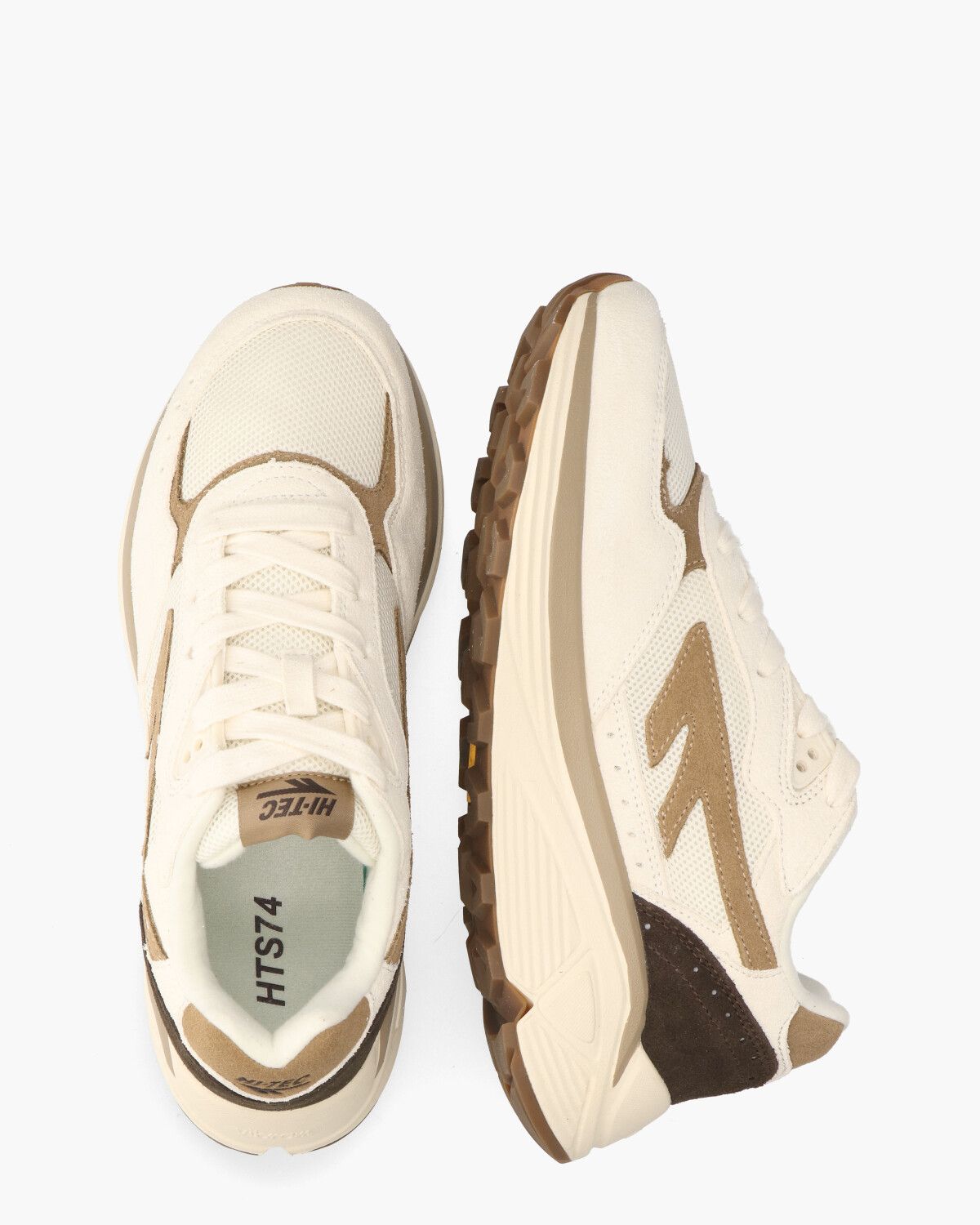 HTS Shadow RGS Off-White/Bruin Herensneakers