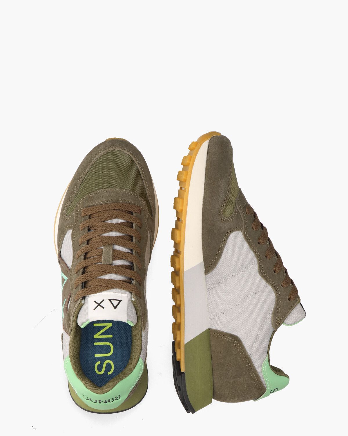 Jaki 2.0 Bicolor Legergroen Herensneakers