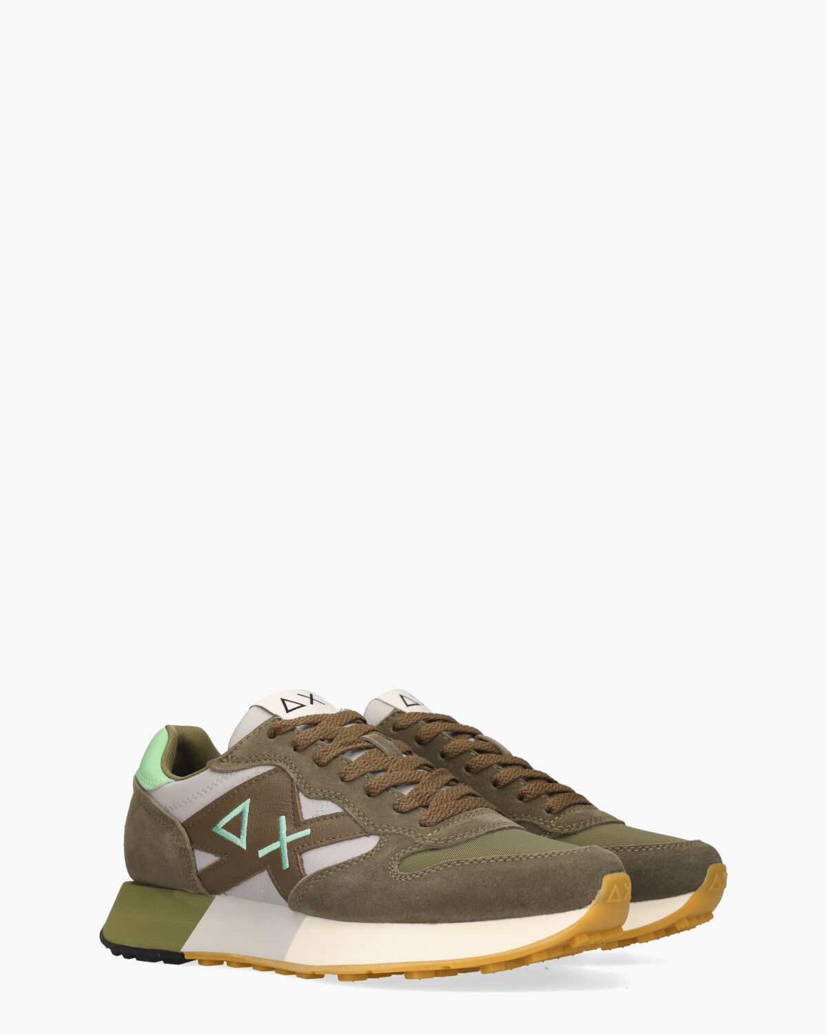 Jaki 2.0 Bicolor Legergroen Herensneakers