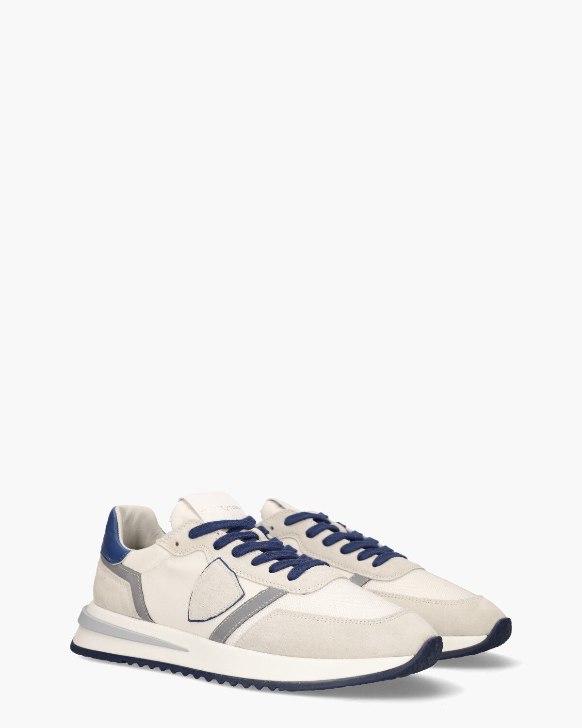 Tropez 2.1 Wit/Blauw Herensneakers