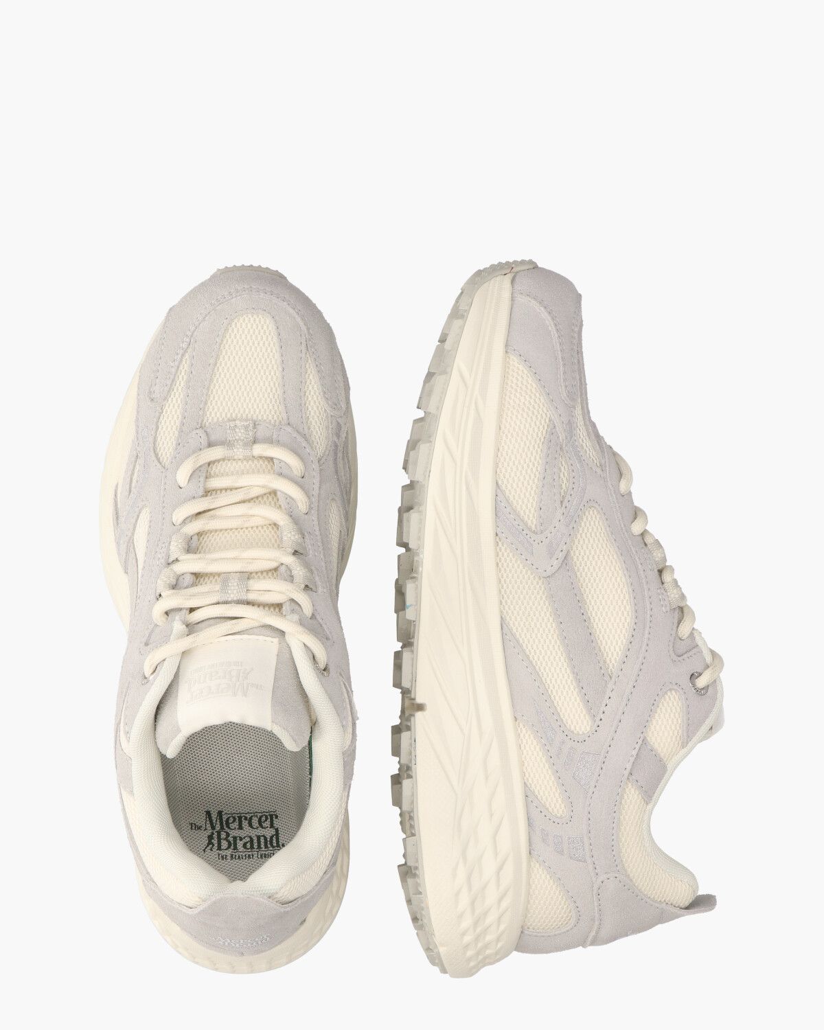 The Re-Run Max Off-White/Lichtgrijs Herensneakers