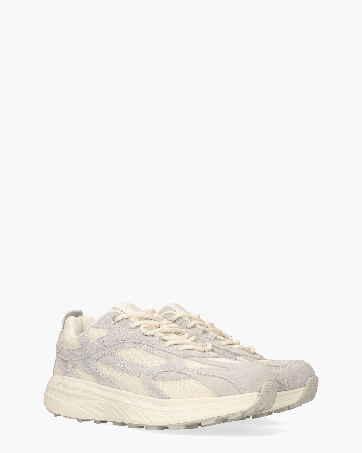 The Re-Run Max Off-White/Lichtgrijs Herensneakers