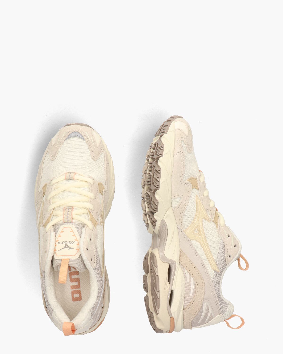 Wave Ride 10 Off-White/Beige Herensneakers
