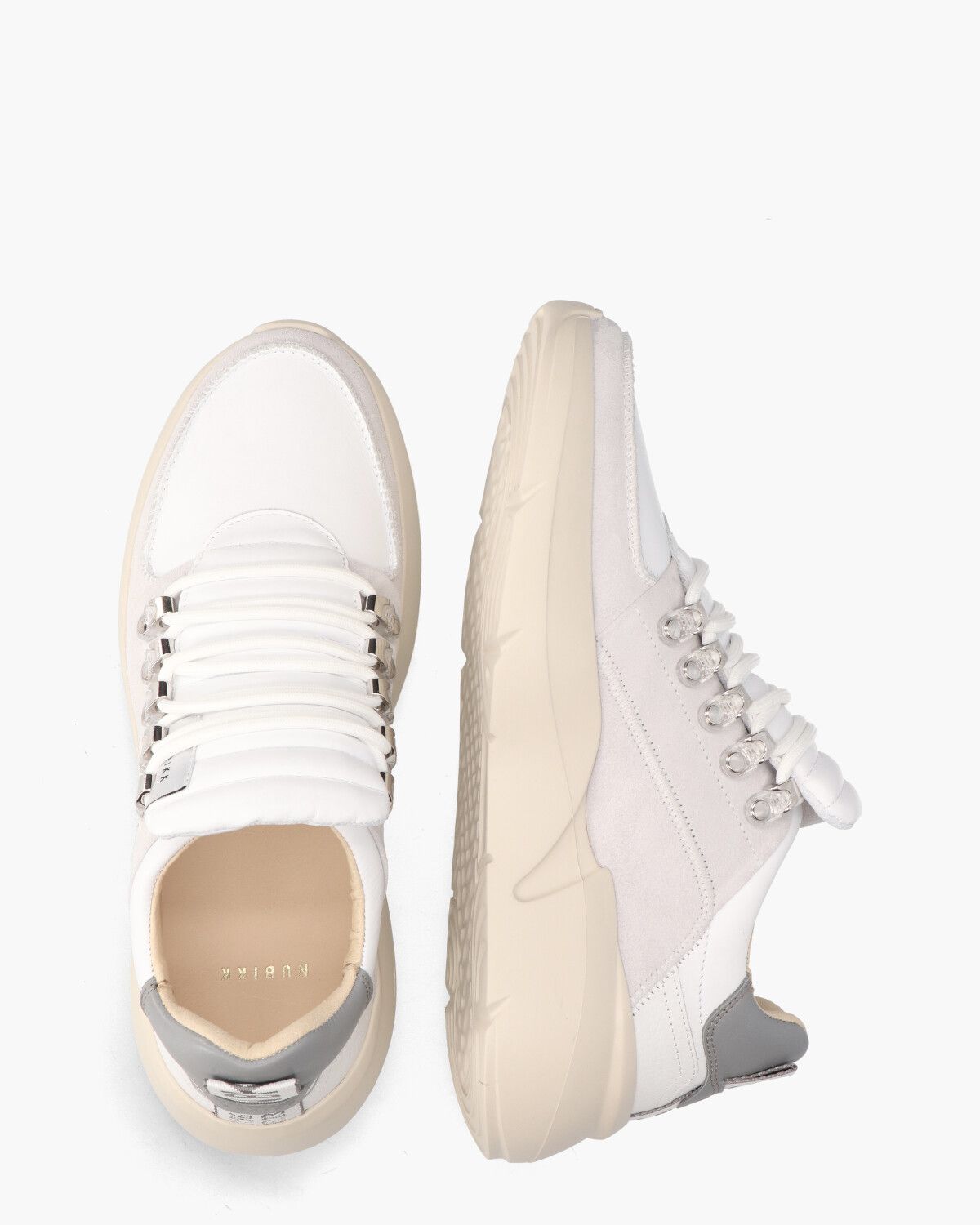 Roque Roman Wit/Grijs Herensneakers