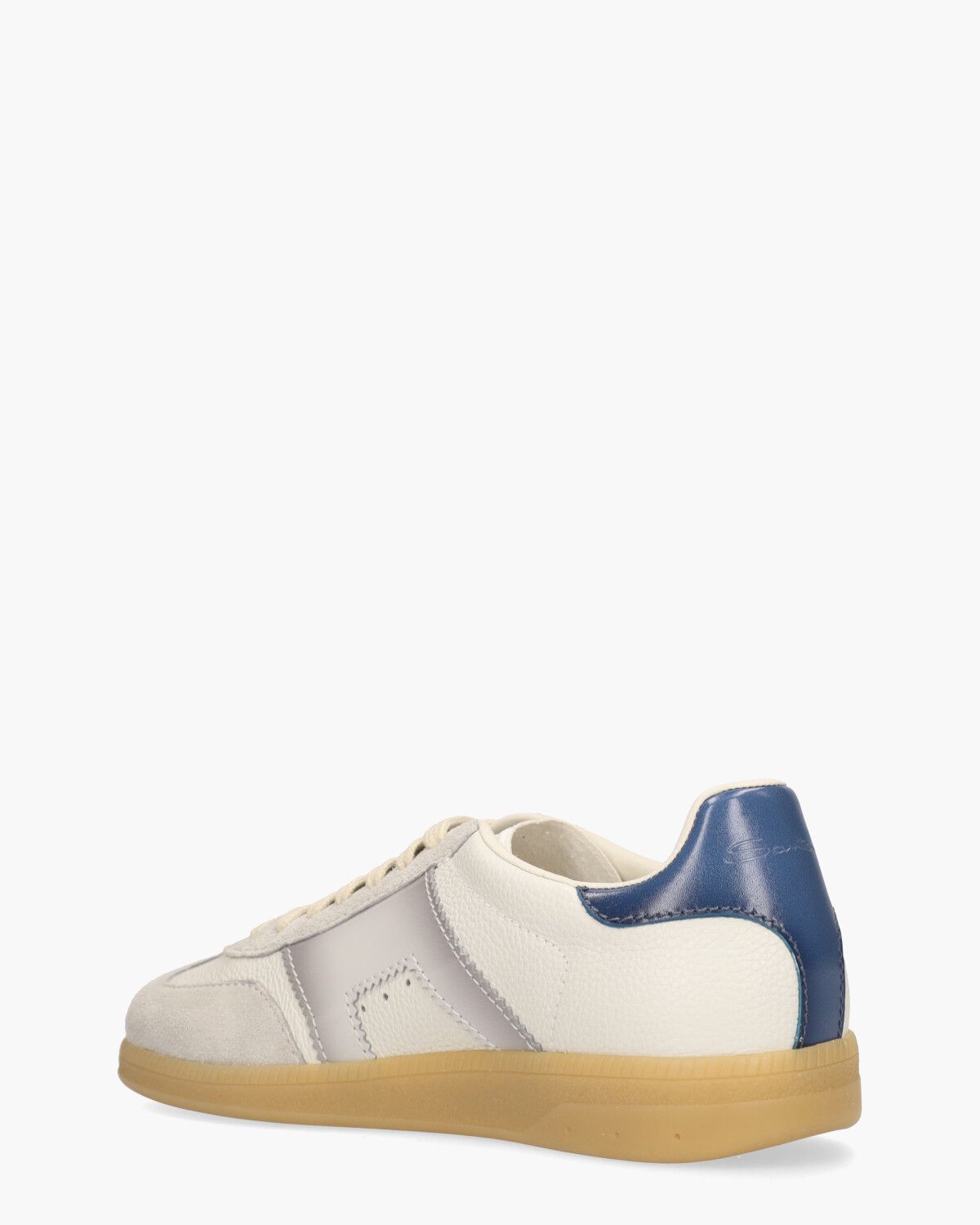 21965 Off-White/Lichtgrijs/Blauw Herensneakers