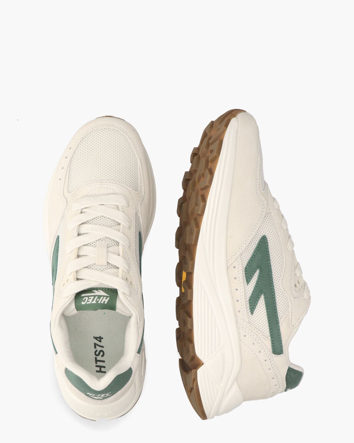 HTS Shadow RGS Off-White/Groen Herensneakers