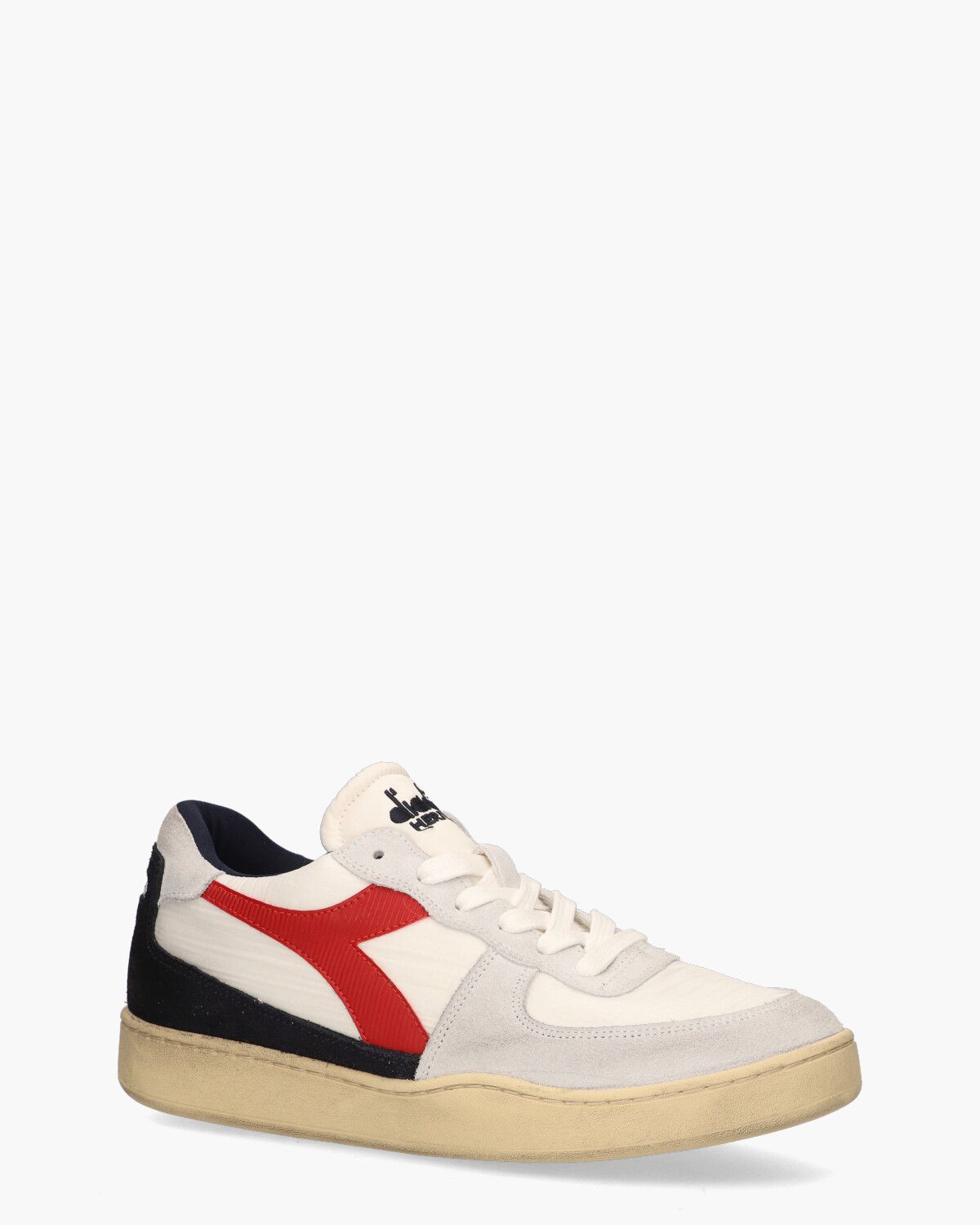 Mi Basket Low Ripstop Wit/Multicolor Herensneakers