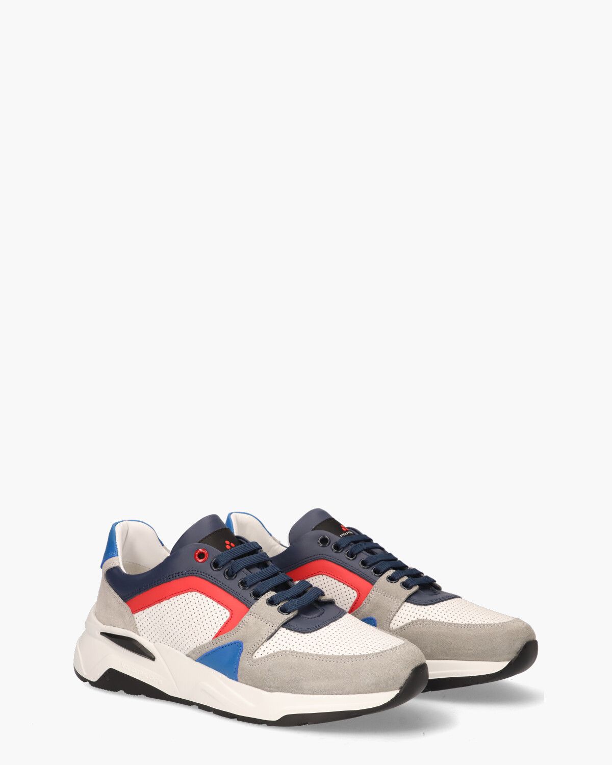 Leyat Wit/Multicolor Herensneakers