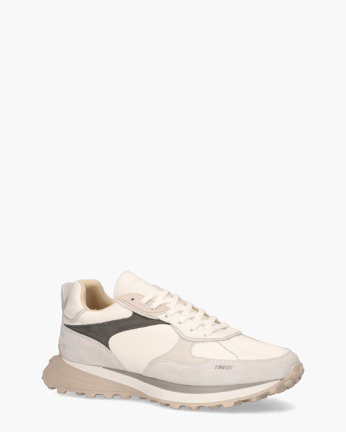 Cross Road Off-White/Grijs Herensneakers