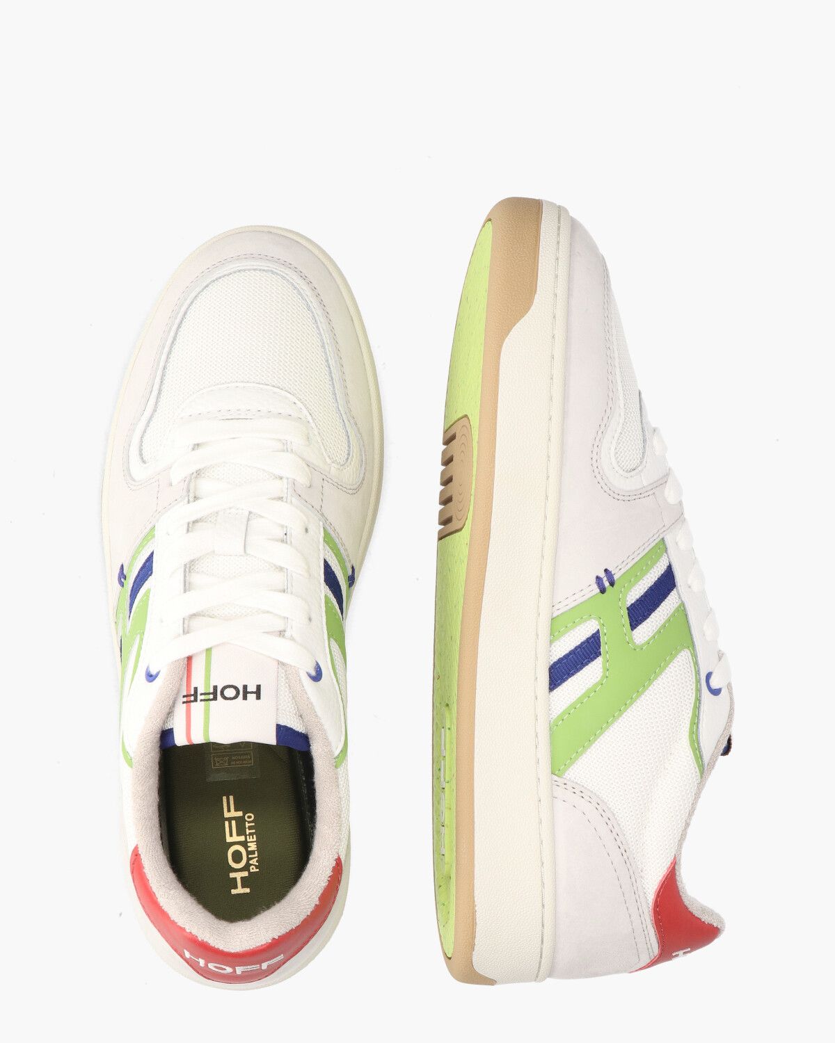 Palmetto Wit/Multicolor Herensneakers