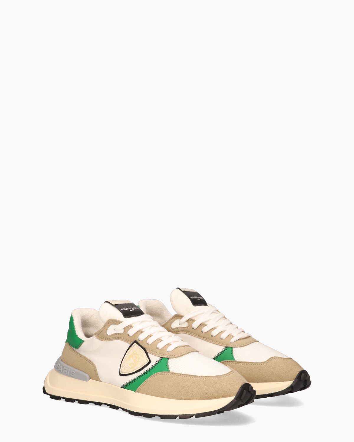 Antibes Mondial Pop Off-White/Beige/Groen Herensneakers