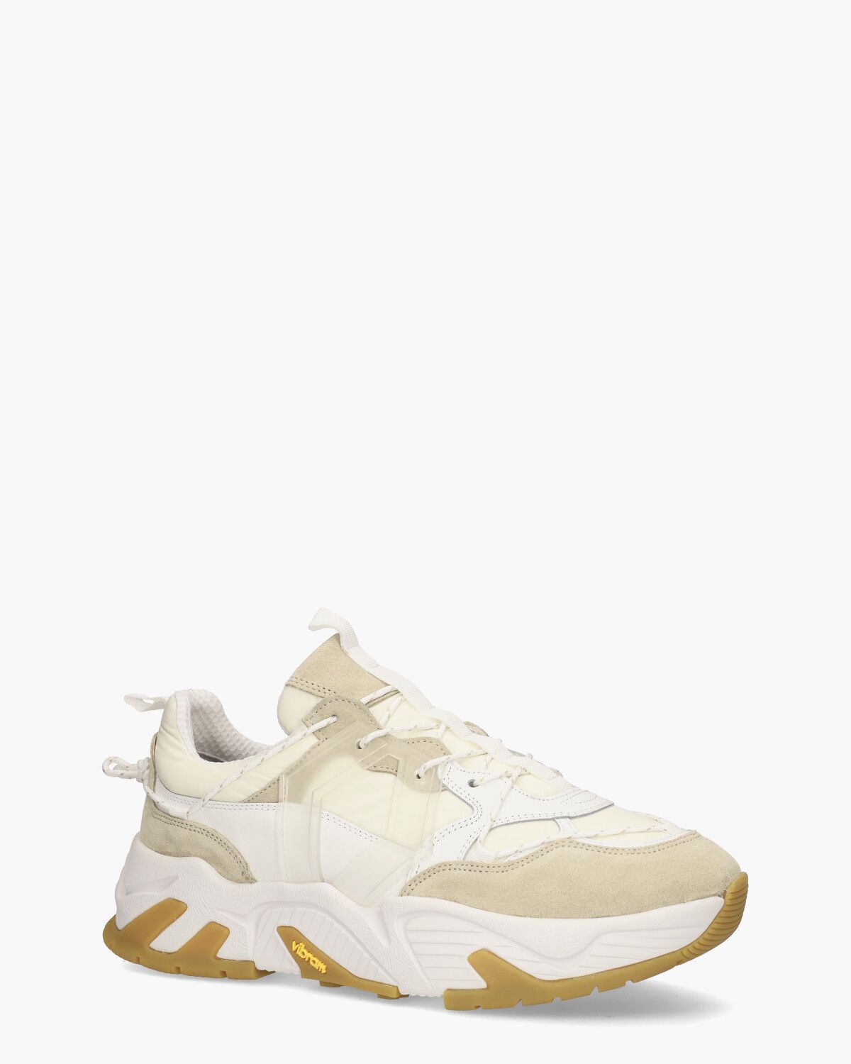 New Boom Off-White/Beige Herensneakers