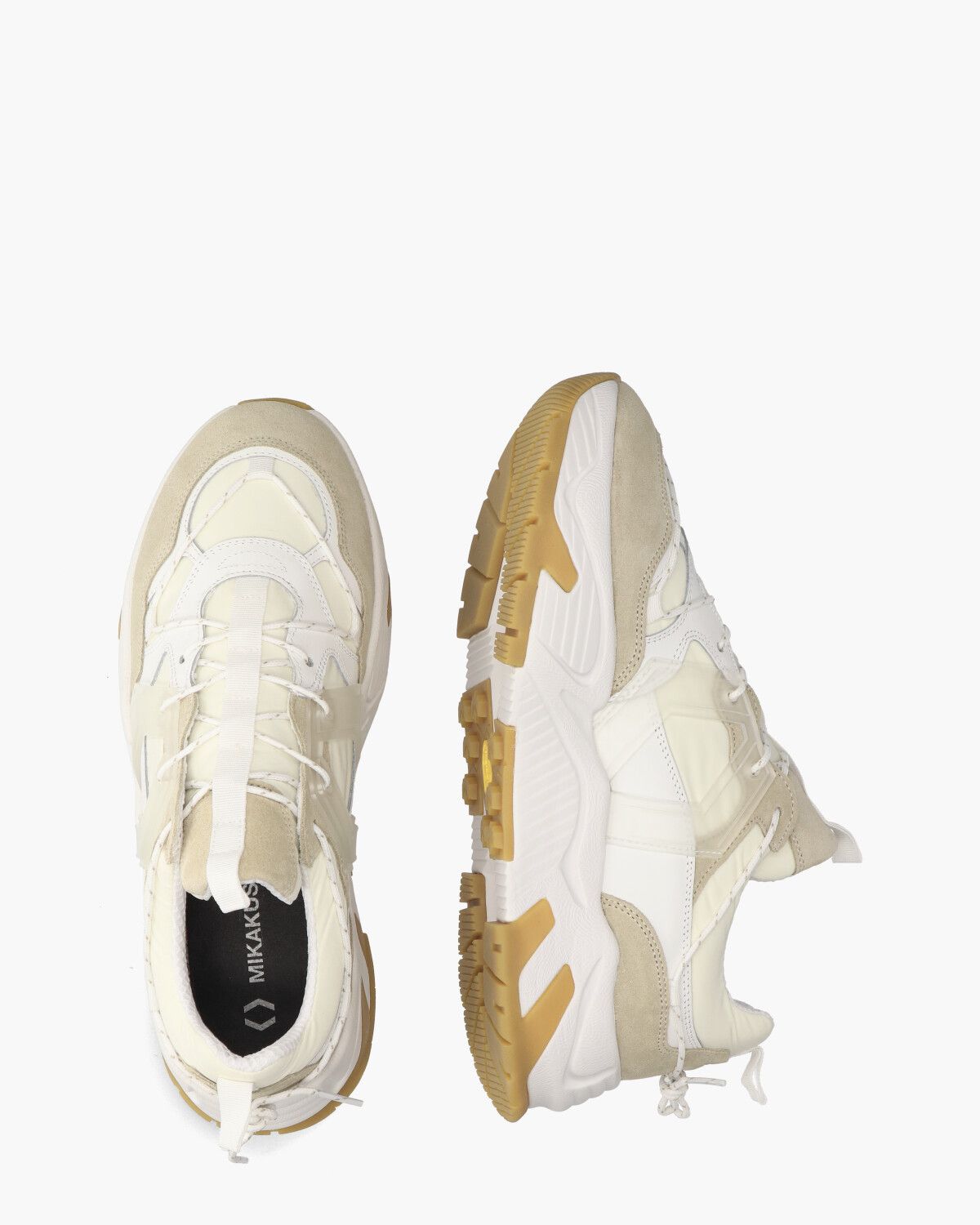 New Boom Off-White/Beige Herensneakers