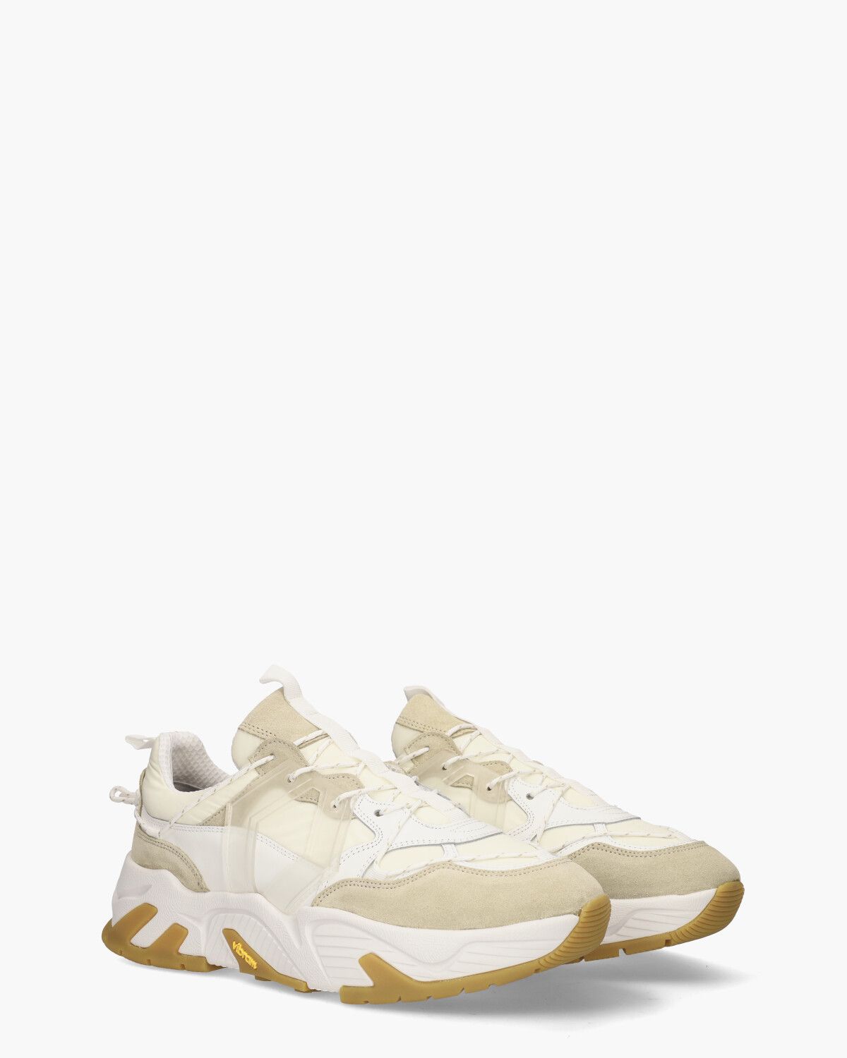 New Boom Off-White/Beige Herensneakers