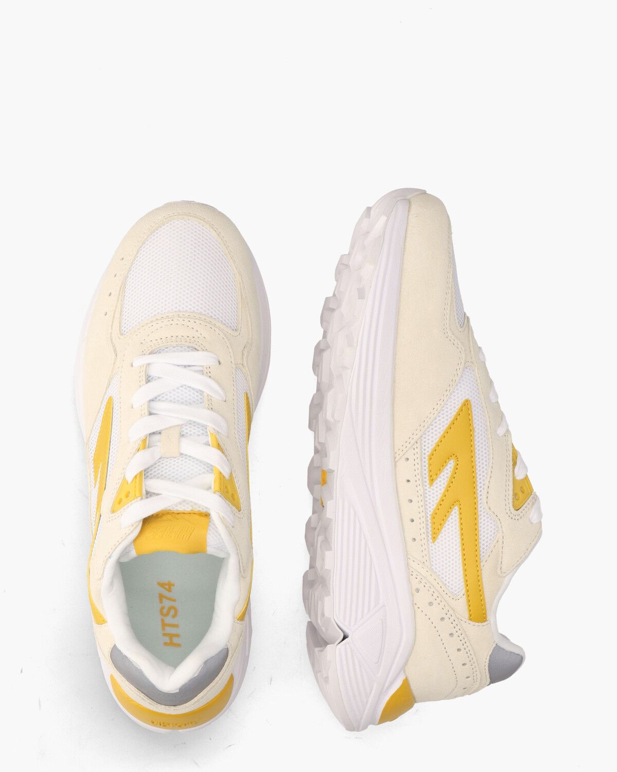 HTS Shadow RGS Off-White/Wit/Geel Herensneakers