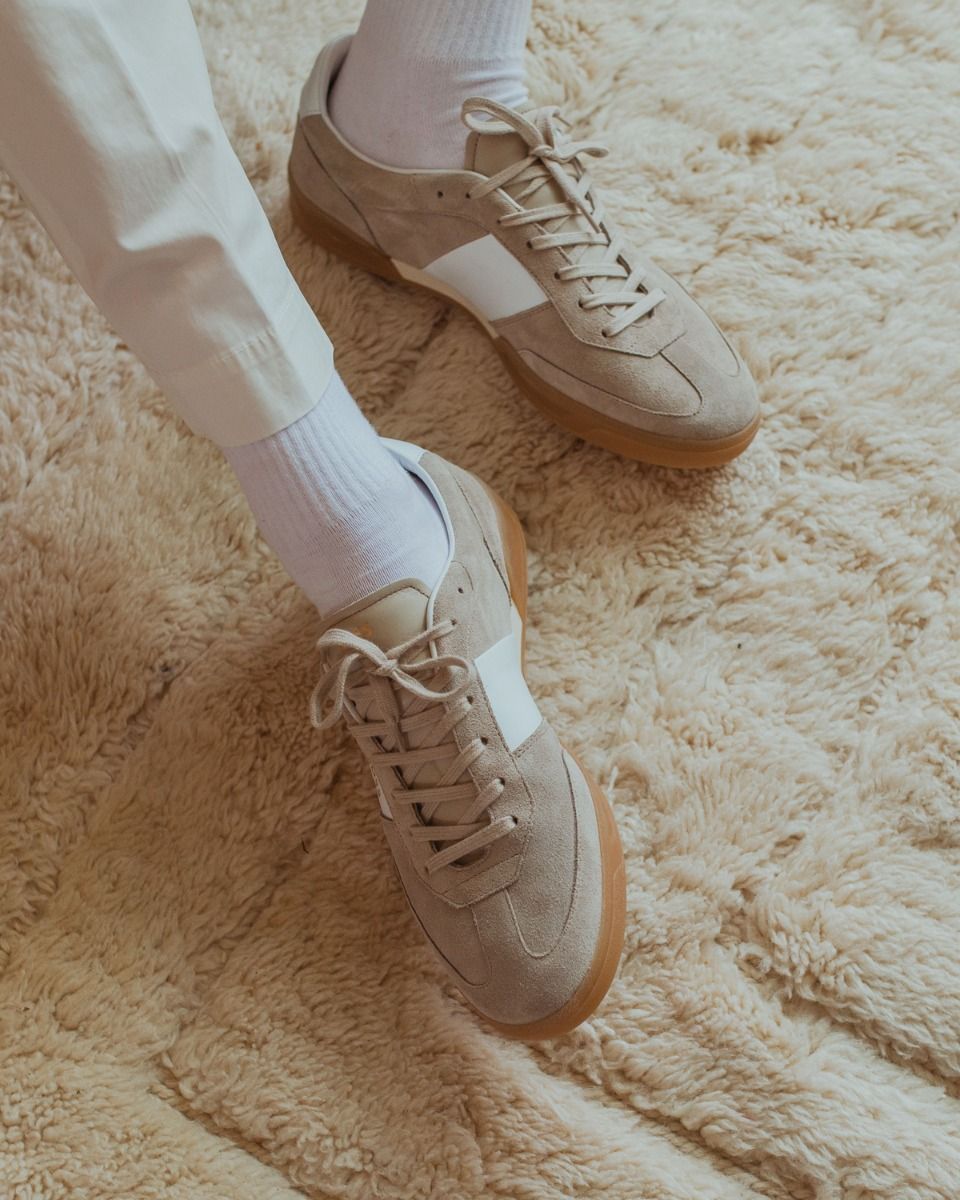 Brandon Tenn Beige Herensneakers 