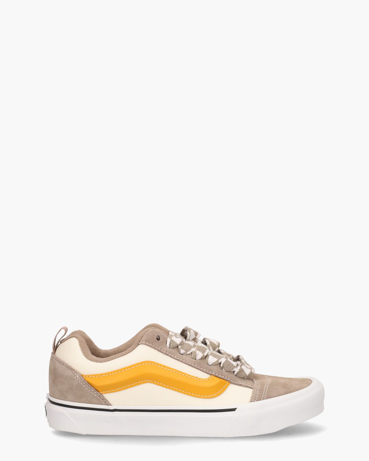 Knu Skool Off-White/Taupe Herensneakers 
