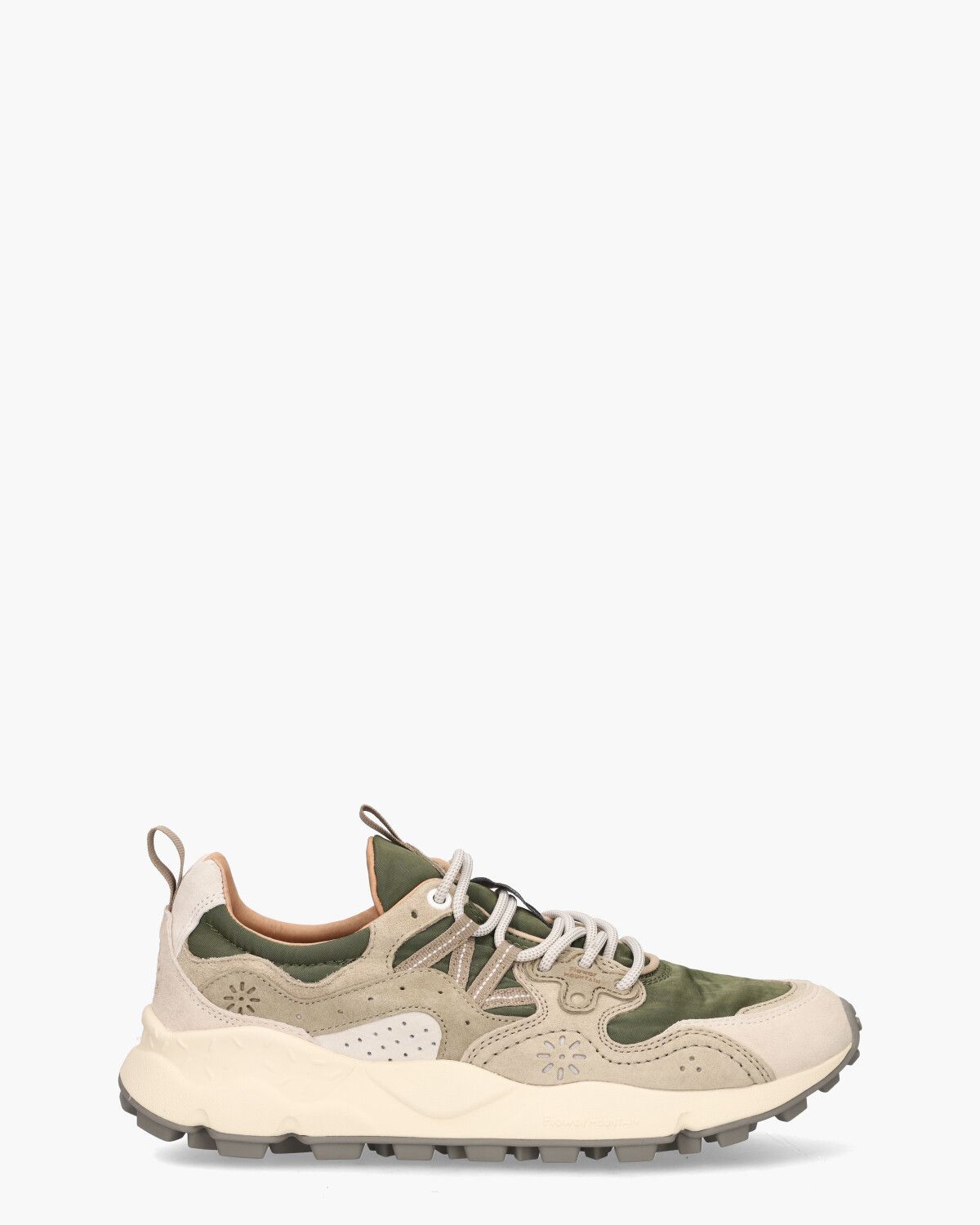 Yamano 3 Beige/Groen Herensneakers