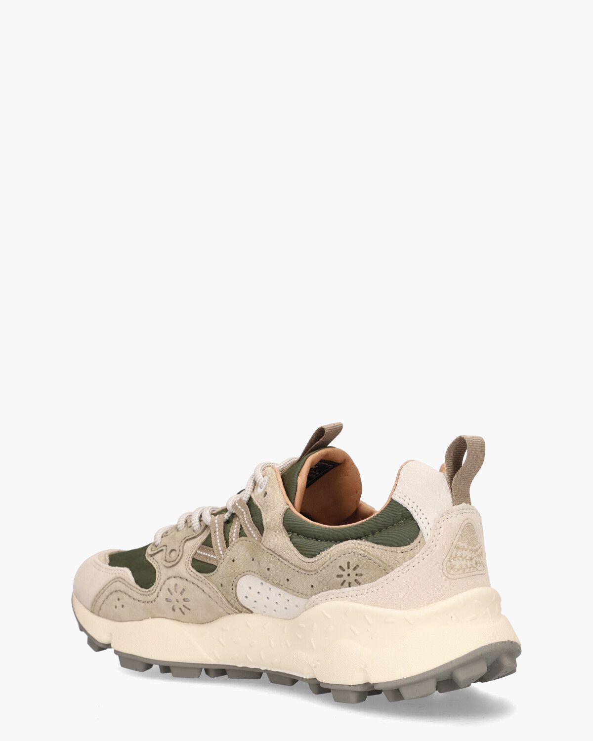 Yamano 3 Beige/Groen Herensneakers