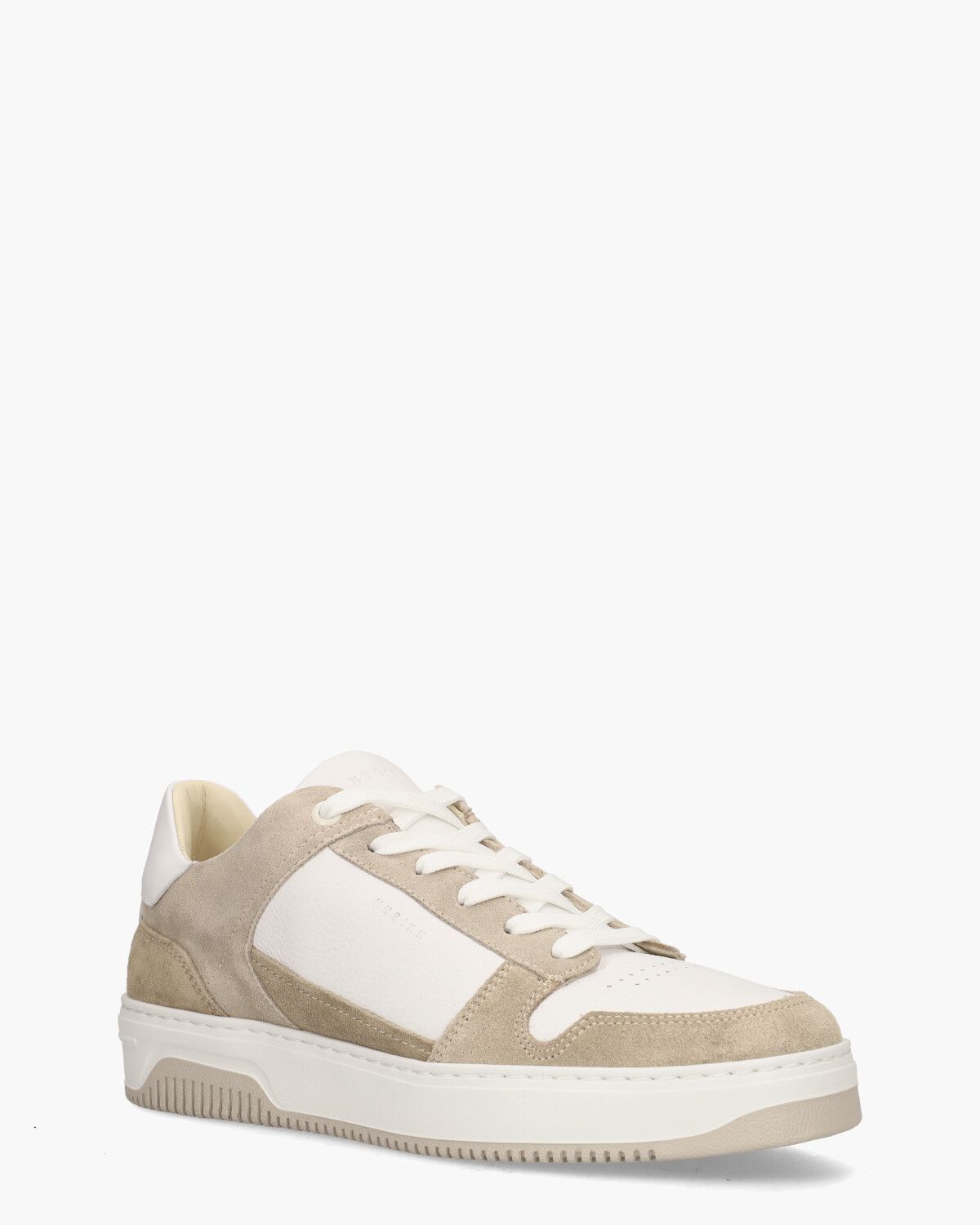 Basket Court Wit/Beige Herensneakers