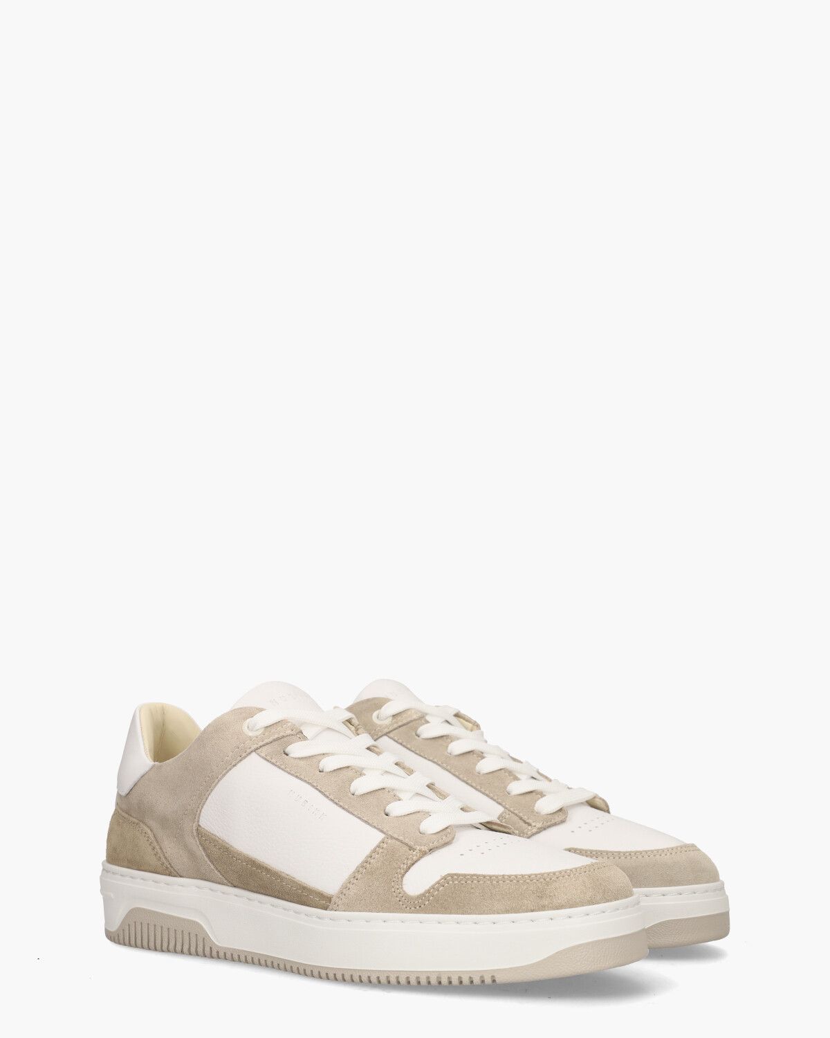 Basket Court Wit/Beige Herensneakers