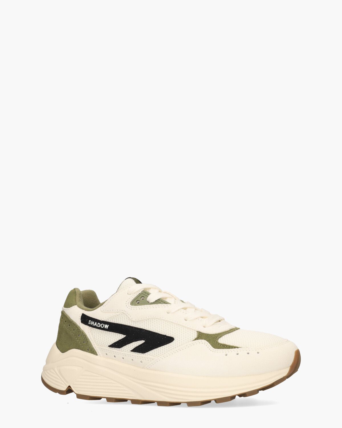 HTS Shadow RGS Off-White/Zwart/Groen Herensneakers