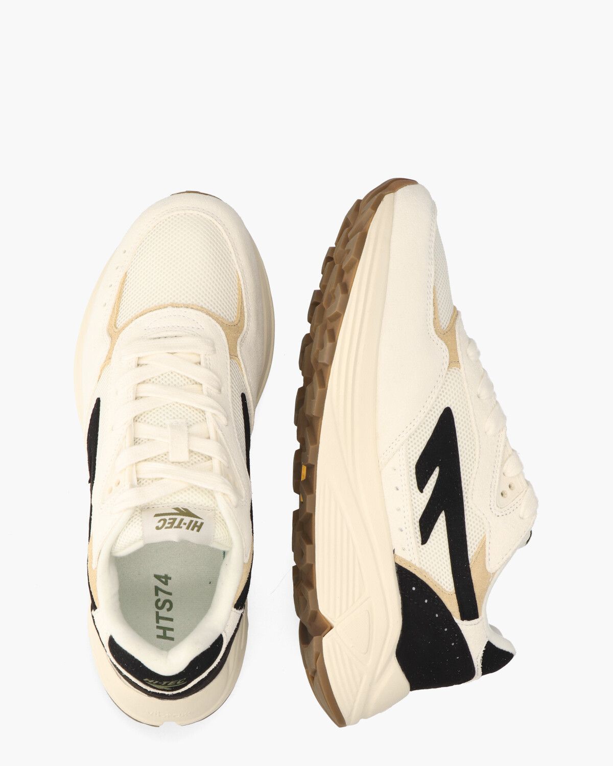 HTS Shadow RGS Off-White/Zwart/Beige Herensneaker
