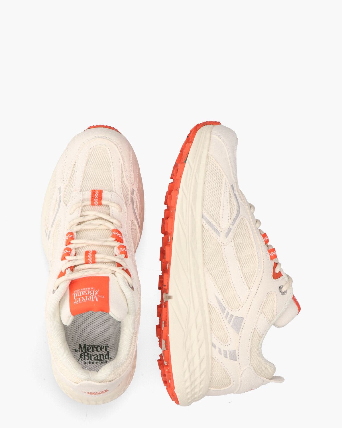 The Re-Run Max Off White/Rood Herensneakers