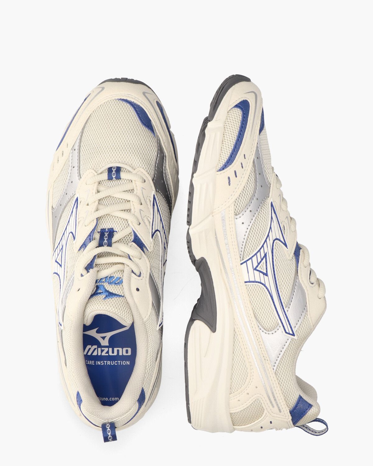 MXR Casual Off-White/Blauw Herensneakers 