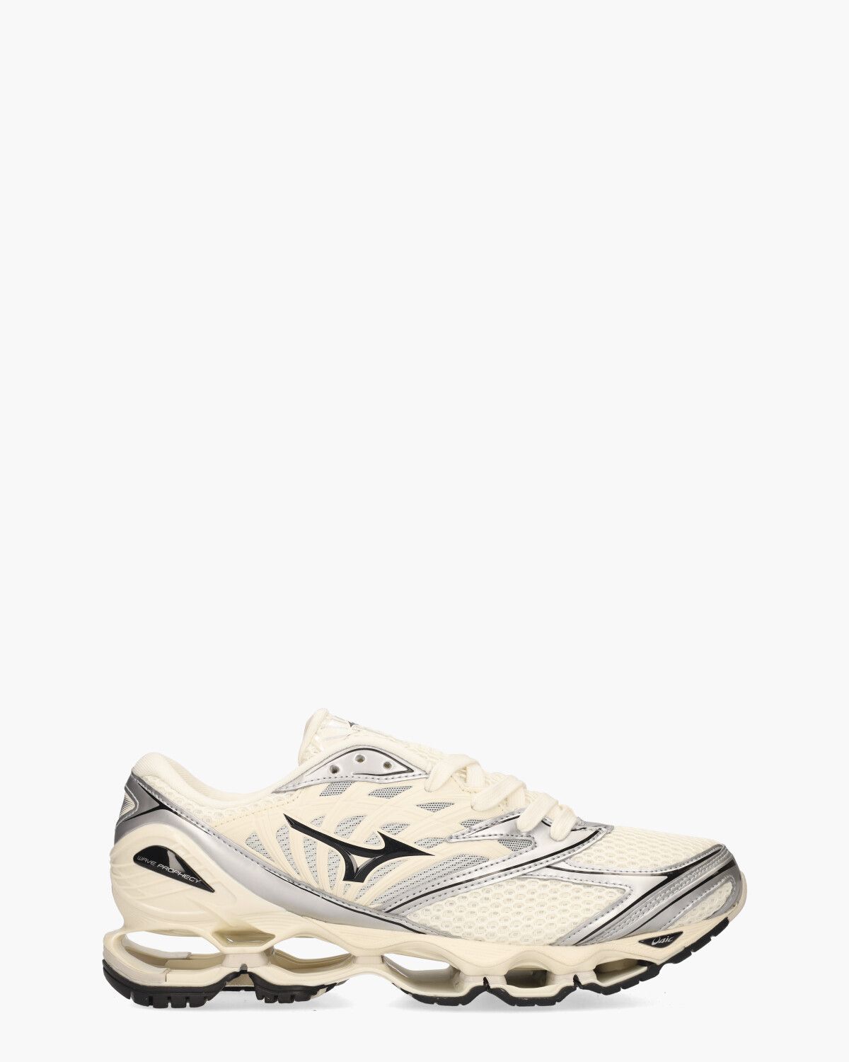 Wave Prophecy LS Off-White/Zilver Herensneakers