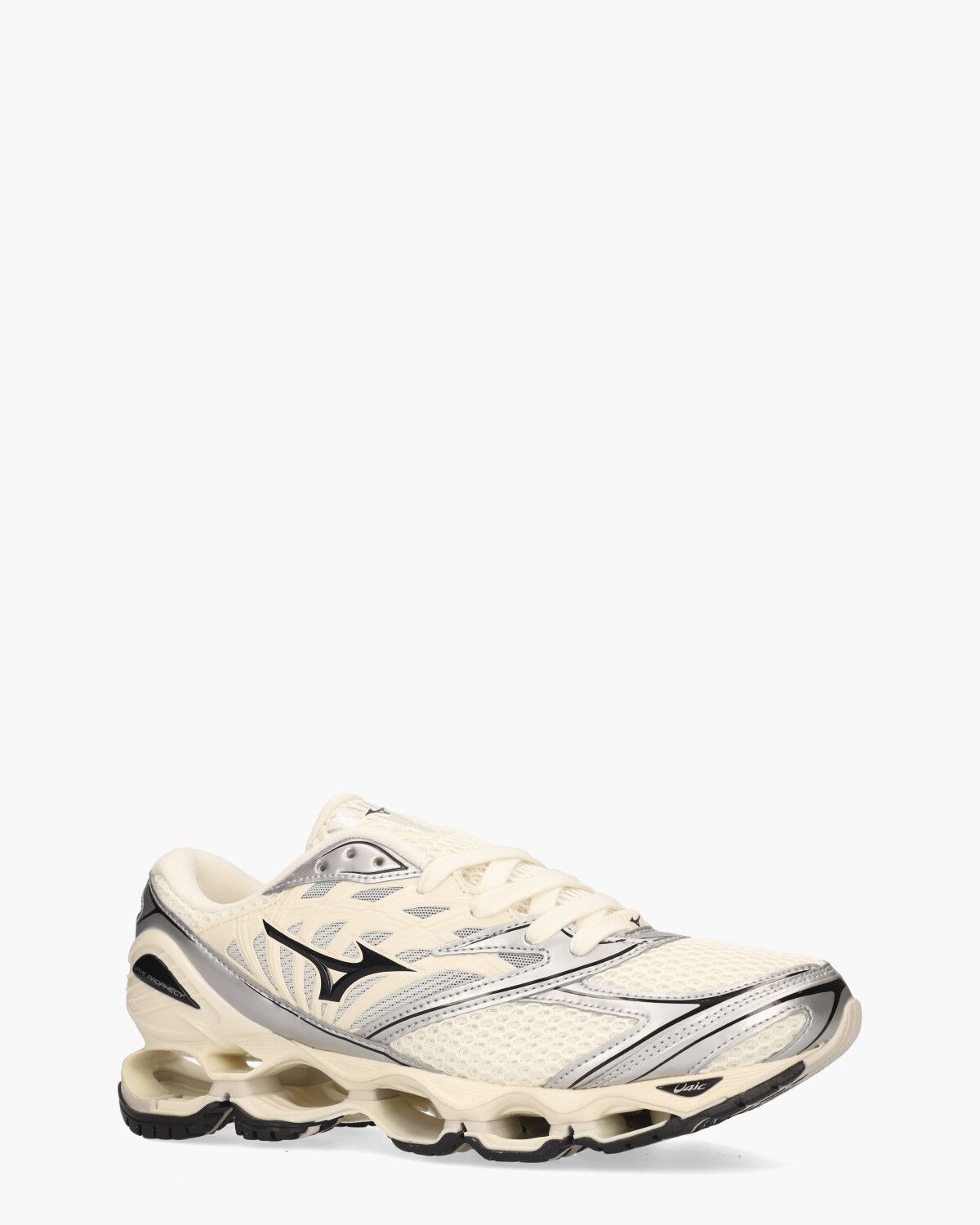 Wave Prophecy LS Off-White/Zilver Herensneakers