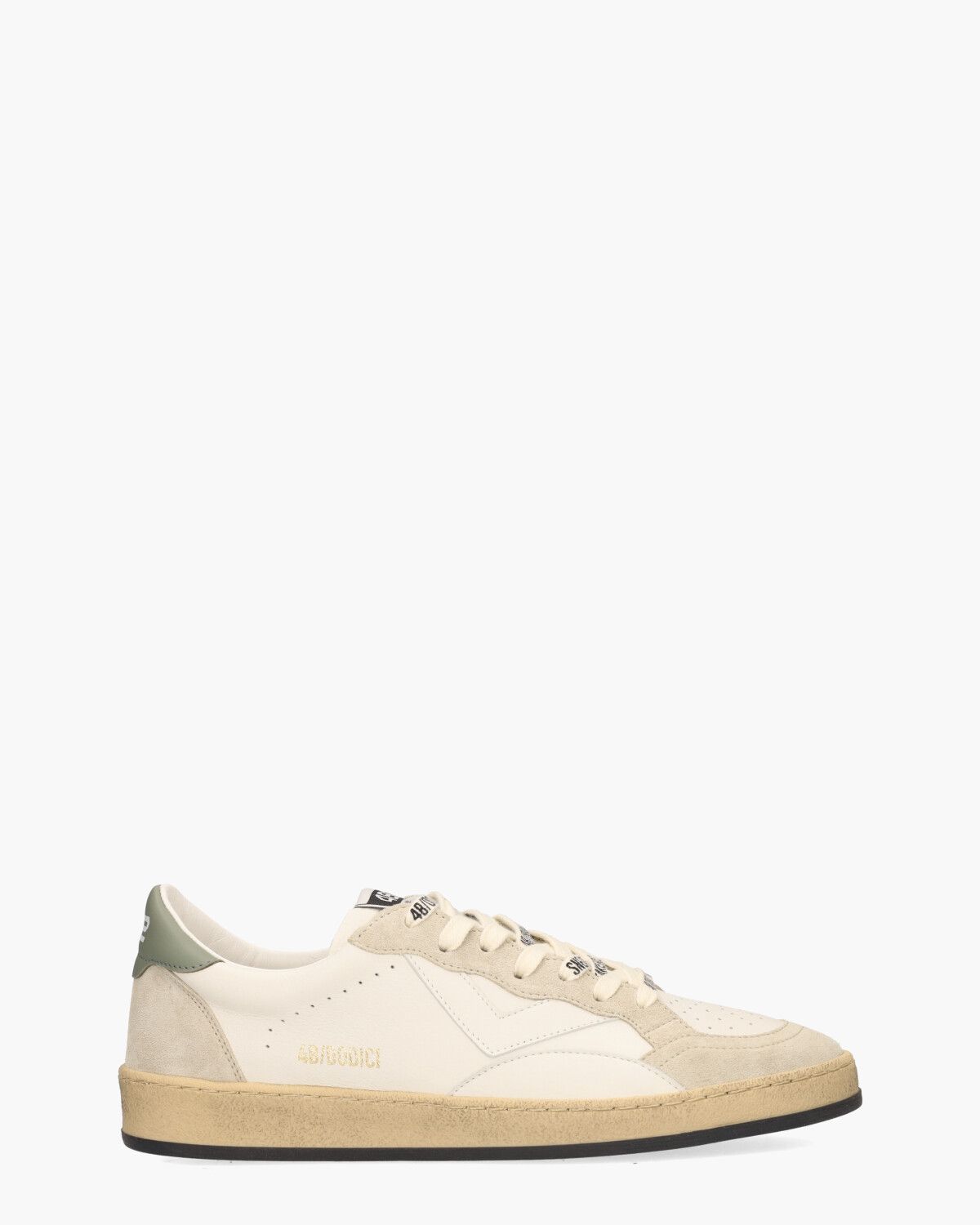 Play.New Wit/Beige Herensneakers