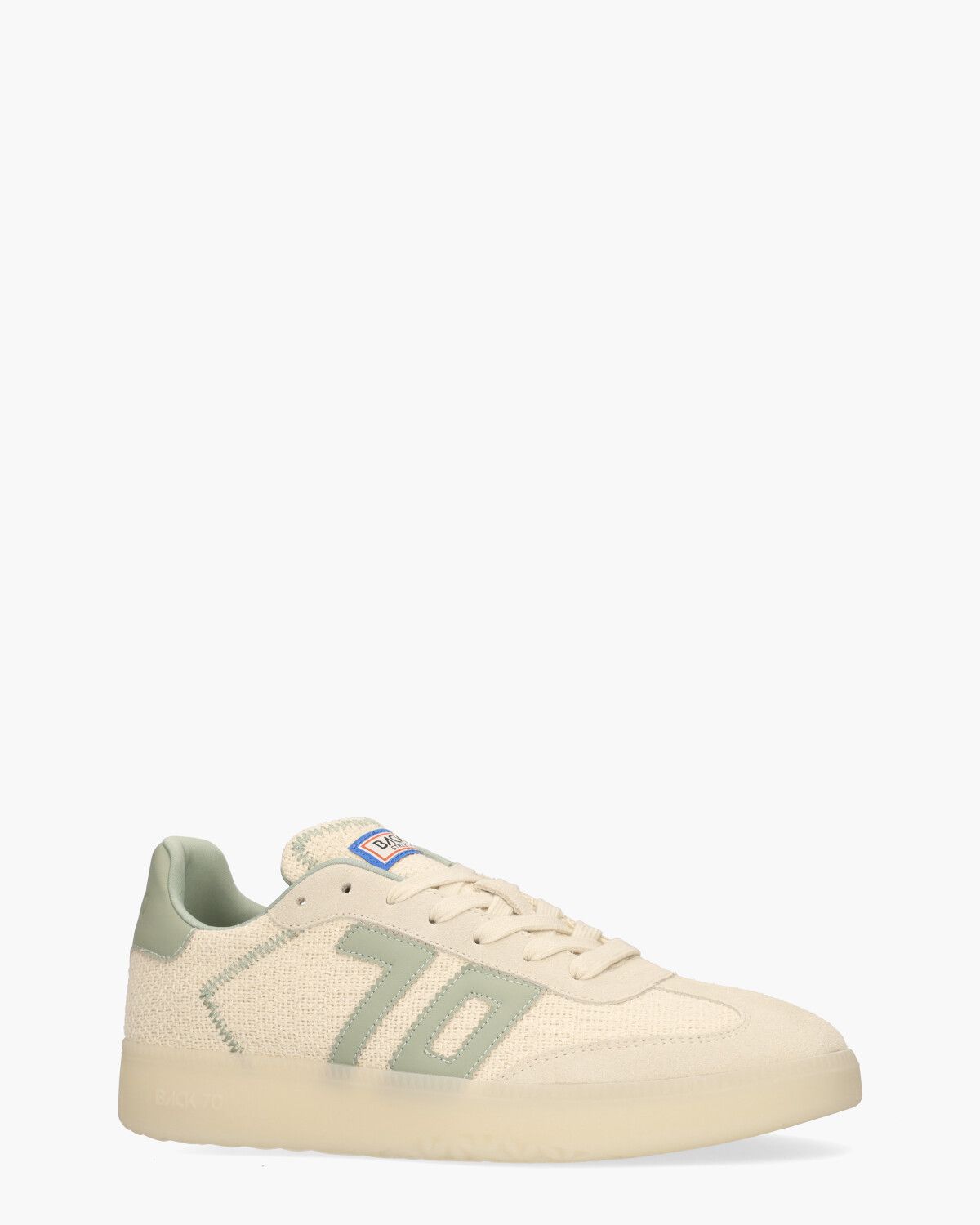 Boston Denver 06 Off-White/Lichtgroen Herensneakers