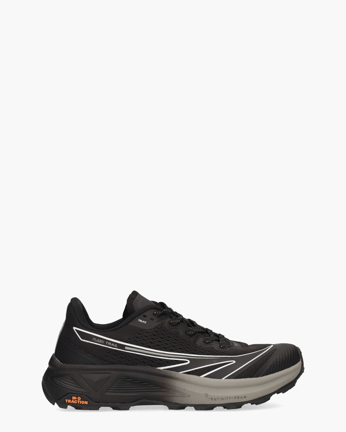 HTS Flash Trail Zwart Herensneakers